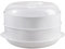 Amagogo Microwave Food Steamer for Cooking with Lid for Veggies And, S 2 Tier