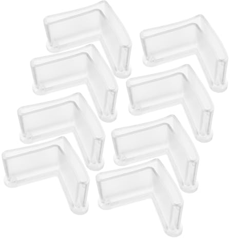 CTIRCHIU 8 Pezzi Piedini in Gomma a Forma per Mobili, Protezione Riutilizzabile per Gambe di Sedie e Mobili, Accessori per Cucina e Protezione Pavimenti