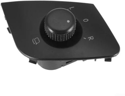 Pulsante manopola per specchio elettrico pieghevole regolare interruttore di controllo sostituzione con OEM 6J1959565A Compatibile per Ibiza 6J5 2005 2008