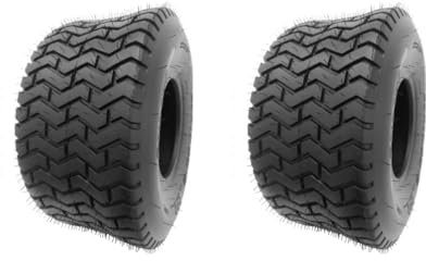 Lot de 2 Pneus LG02 Gripstar 18 x 9,50-8 pour Tracteur Pelouse, Tondeuse Autoportée et Tondeuse à Gazon
