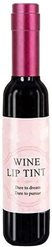 Gokame Juego de 6 colores/set de pintalabios de vino mate de larga duración resistente al agua, tinte de labios para mujeres, niñas, novias, mamás (RD02)
