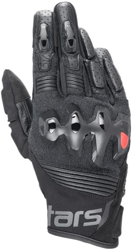 Alpinestars Motorradhandschuhe kurz Motorrad Handschuh Halo LT Handschuh kurz schwarz L, Herren, Enduro/Adventure, Ganzjährig, Leder/Textil