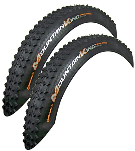 2X Continental Mountain King Protection 65-584 BlackChili Faltreifen 27.5x2.60