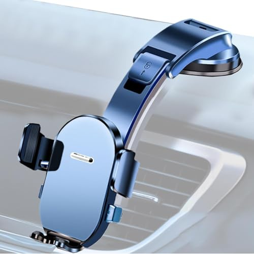 Kustimantu Ventosa - Soporte para teléfono para coche, ventosa para coche, soporte de ventosa para coche, accesorio para vehículo, soporte móvil ajustable para tablero, ventilación de aire, ventana