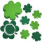 KUUQA 20 Stück St.Patrick's Day Rasen Dekorationen Baum Hängend Kleeblatt Dekoration, Grünes Hängen Shamrocks Party Vorräte