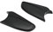 Rückspiegelgehäuse Basis, Außenspiegelabdeckung Untere Halterbasis Schwarz Abs Fit für Opel Astra H Mk5 04-09(Pair)