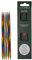 Lana Grossa Strumpfstricknadeln Holz Multicolor – Nadeln aus Birkenholz, ergonomisch & farbenfroh – Ideal für Socken, Handschuhe, Mützen & feine Strickprojekte