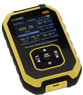 Kalea-INFORMATIQUE Detector de radiación X Beta y Gamma Tipo Contador Geiger con Sensor GM. Recargable, con alarmas configurables