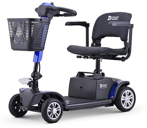 Discover Mobility Expedition 4mph 20AH Long Range Portable Buggy Vehicle with Splitting Function (Blue)