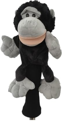 Golf Club Covers Funny Plush Animal Head Covers for woods and driver,Golf Club Supplies Gear Accessory for Women and Men