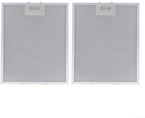 Cloudpower 2 filtros de campana extractora de aluminio, filtro de campana extractora de 5 capas para extractor, ventilador, campana extractora, cubierta de malla, cocina, 32,5 x 34 cm