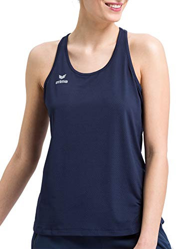 Erima Damen Squad Uni Tanktop (1082009), New Navy/Bordeaux/Silver Grey, 40