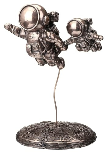 Veronese Design 7 1/2 Inch Breathtaking Astronaut Bring Your Child to Space Day Cold Cast Resin Bronze Finish Sculpture