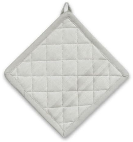 Kela Keuken topfuntersetzer Tia 20 cm Baumwolle grau