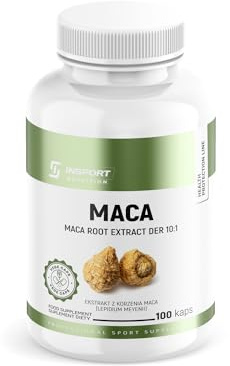 Maca 500mg – 100 Gélules Végétales | Énergie & Vitalité Naturelle | Complément Alimentaire À Base De Racine De Maca Pure – Insport Nutrition