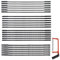 24Pcs Dekupiersägeblätter,Laubsägeblätter,Dekupiersägeblätter Rund Mit Stift,Ekupiersäge Sägeblätter 10/15/18/24,127mm Dekupiersägeblätter Mit Spiralzähnen,Für Holzbearbeitung Elektrowerkzeug-Zubehör
