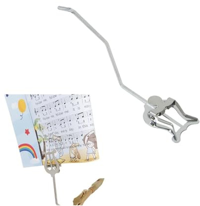 Support de saxophone,Support de saxophone pour saxophone,Support de partition de musique pour saxophone baryton portable pour clip de marche,Pupitre portable pour saxophone