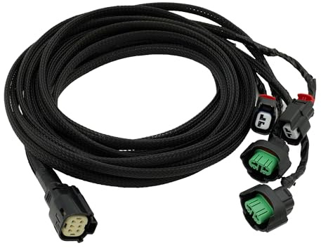NOVAPARTS Front Headlight Fog Light Wire Harness Plug 68259674AB for Dodge Challenger 2015-2023 Lamp Wiring Harness 3.6L 5.7L 6.4L Replace# 68259674AA