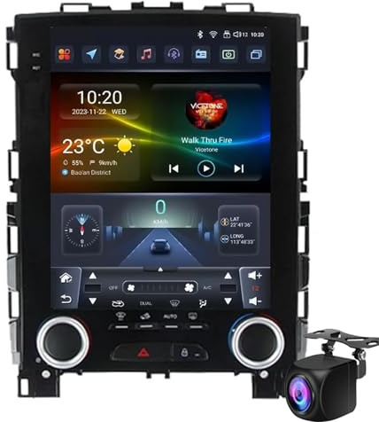 Radio Estéreo Para Automóvil GPS Sat Nav De Android 14 De 9.7'' Para Re-nault KOLEOS Megane 4 2016-2019 Radio De Automóvil Con Carplay Inalámbrico Y Android Auto, Radio De Doble Di(Color:8-Core 4+64G)