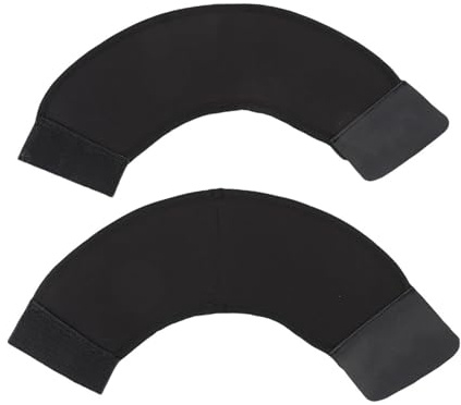 LDAUYZLING 2 pezzi Protezioni per zoccoli di cavallo Traspiranti, delicate sulla pelle, regolabili, accessori per equitazione (M)