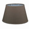 Lampenschirm für Tischleuchte in Oval Leinen Olive Braun TL 24-16-16