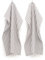 FILU Geschirrhandtücher 8er Pack Grau/Weiß gestreift (Farbe und Design wählbar) 45 x 70 cm - hochwertige Küchenhandtücher/Geschirrtücher aus 100% Baumwolle
