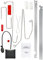 Garneck 10PCS/Set Car Emergency Tool Car Window Door Key Lost Kit Inflatable Air Pump Air Wedge Pry Tool Lock Out Emergency Open Unlock Pad Tool Kit