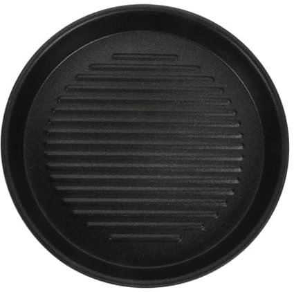 PRETYZOOM Outdoor Grill Plate Non-Stick Steak Pan Grill Tray BBQ Accessory Even Heat Distribution