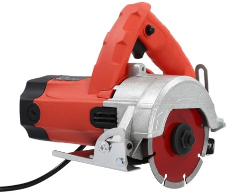 Mehoos PVN 1580W Electric Dry Tile Cutter Saw with 110mm Blade and 20mm Aperture, Cut 0-34mm Depth for Floor and Wall, Includes Stone and Wood Blades with Wrench