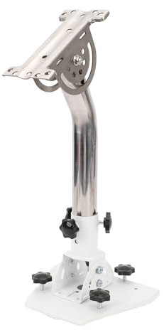 ZJchao Kit de Adaptador Satelital de Acero de Aleación, Kit de Montaje de 360 ​​Grados, Amplificador de Señal de Plato Estándar Gen 3 para Exteriores