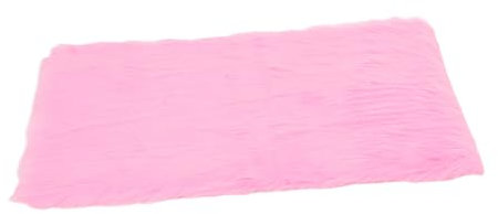 RORPOIR Flauschiger Kunstfell Teppich Weicher Plüschiger Bodenbelag für Schlafzimmer Kinderzimmer und Wohnzimmer Altrosa für Gemütliche und Einfache Pflege