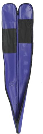 Kichvoe Bolsa para Espada de Tai Chi Azul, Lona Gruesa Resistente, Correa Ajustable para Ejercicio Matutino y Transporte Cómodo, Porta Espadas de Kung Fu para Artes Marciales, Estuche