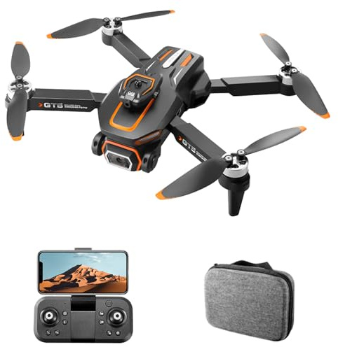 Ainoli Mini Quadricottero per Bambini con Telecamera HD 720P Telecomando Giocattoli Regali per Ragazzi Ragazze con Mantenimento 'altitudine Motore Brushless Evitamento Ostacoli (-1)
