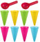 Toddmomy 10Pcs Ice Cream Scoops and Cones Toys Sand Molds Kids Toddlers (Random Color, 2 Scoops, 8 Ice Cream Cones, Toddler, Kid, Child)