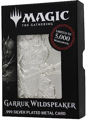 Magic The Gathering Garruk Wildspeaker, Kartensammler-Plakette, Argent