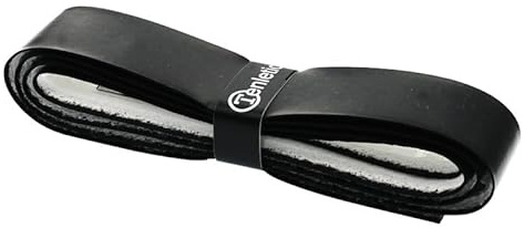 Tenletic Original PU Replacement Racket Grip Tape - 1.80 mm Thickness – High-traction Dry Grip Tape for Tennis, Squash, Badminton and Other Racquet Sports (1-Pack Black)