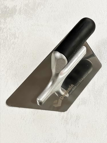 Rhombus Venetian Plastering Stainless Steel Trowel Silver Finish - Flexible & Strong - Perfect for Decorative Wall Finishes Plasters