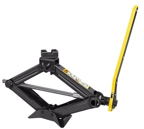 RVIFY Leve Voiture Cric à Ciseaux, cric de Voiture Compact 2 tonnes/4409 LBS, Plage de Levage de 105 à 385 mm Pont elevateur Voiture