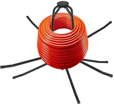 Garbenat Dérouleur de tuyau max. 200 kg - Pour chauffage au sol - En acier - 2 niveaux - Avec sac en toile - Pour tuyaux de chauffage en polyéthylène - Pour tuyaux de chauffage, tuyaux d'eau