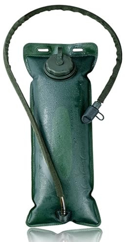 SNZ Poche à Eau 2L Sac Hydratation Running - Réservoir d'eau Portable pour Randonnée/Cyclisme avec Tube Antimicrobien, Double Fermeture Anti-Fuites, Matière EVA Alimentaire sans BPA