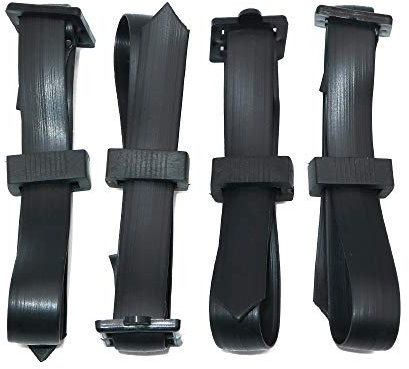 KINGLAKE Lot de 4 attaches réglables pour arbustes 60 x 2,5 cm