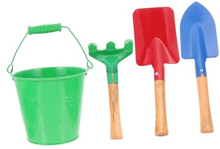 Alasum Strandspielzeug für Jungen und Mädchen Gartenwerkzeug-Set für Jungen und Mädchen Schaufel Rechen Handwerkzeuge Sicher für Kleinkinder Zum Spielen Im Freien