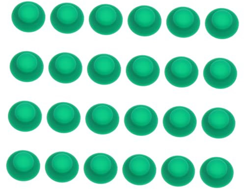 Mipcase 24 Pezzi Sigillo della Bottiglia di Vino Tappo di Chiusura della Bottiglia sigillatore di Tappi per Bottiglie guarnizioni in Bottiglia Gel di silice Green