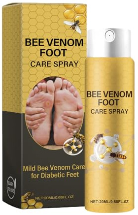 Athletes Spray pour les pieds | Spray de soin des pieds de 20 ml | Pour pieds secs craquelés | Soin hydratant pour nourrir les talons secs craquelés et l'inconfort