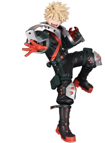 Xinchangda Figura MHA Bakugou Katsuki Figura de Acción de Anime Bakugou Katsuki Estatua de PVC Figura de Anime MHA Figurilla Coleccionables para Mesa