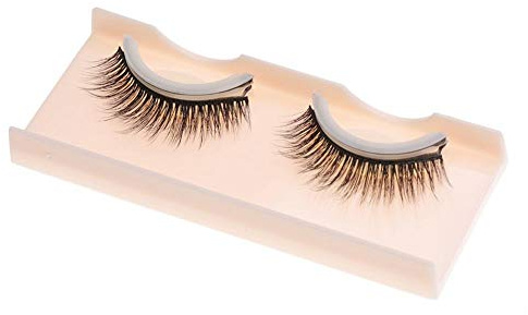 2 paires de faux cils artificiels 3D, cils auto-adhésifs sans colle, extensions de cils doux et naturels, faits à la main, faciles à appliquer ou à enlever.