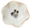 Ceramic jewelry dish,gifts for women her leaf jewelry Plate trinket key tray small ring dish holder nightstand decor home decor Christmas Birthday Friendship Gift for friend girl colleague (White)