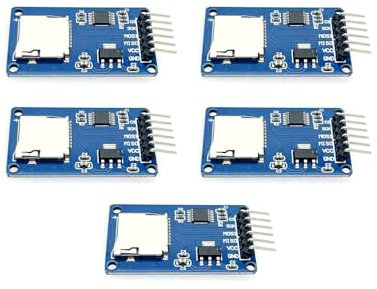 JZK 5 moduli per scheda Micro SD da 3,3 V 5 V con interfaccia SPI, modulo lettore di scheda Micro SD