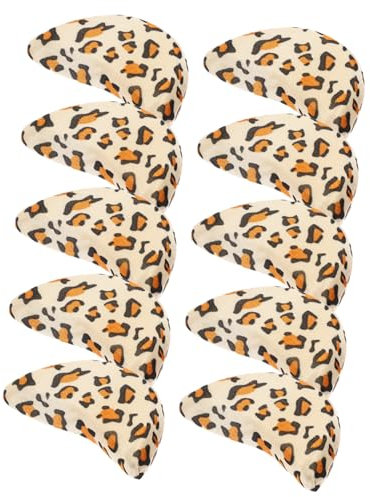 FRCOLOR 5paare Vorderfußsohlenpolster Für Hohe Absätze Dicke Schuh-einlagen Für Mehr Komfort Und Unterstützung Halbe Einlegesohlen Im Leopardenmuster Für Damenschuhe