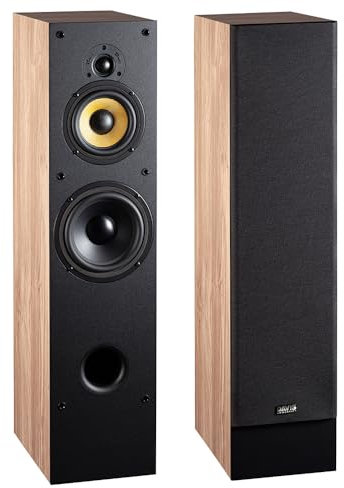 Davis Acoustics Mia 200 Chêne Clair - Colonne 3 Voies/3 Haut-parleurs - Enceinte Vendue à la Paire
